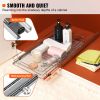 VEVOR 12.5"Wx16.5"Dx3.5"H Pull Out Cabinet Organizer, Heavy Duty Slide Out Pantry Shelves, Steel Roll Out Drawers